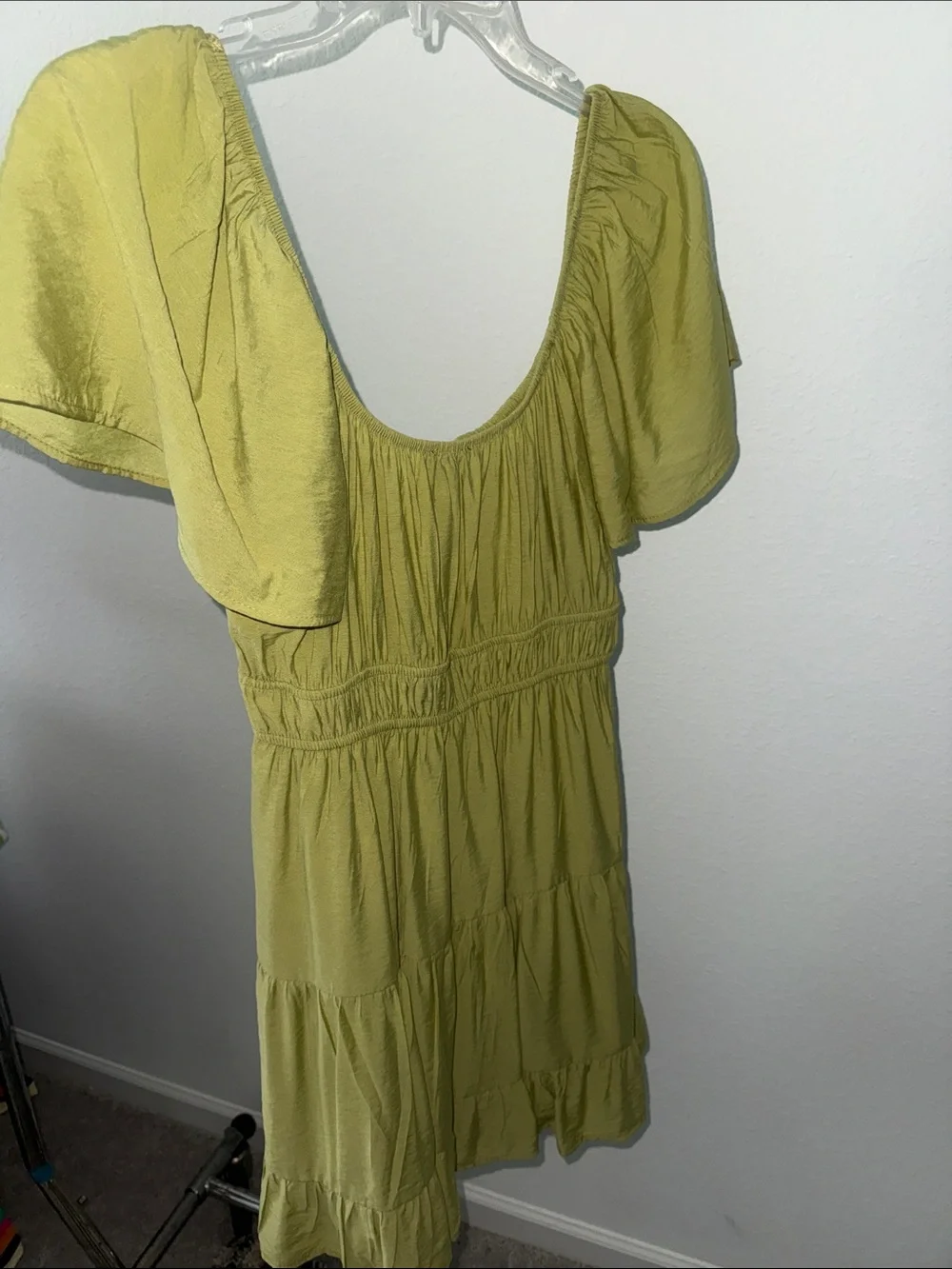 Blu Pepper Yellow Green Summer Dress - Picture 3 of 3